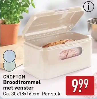 ALDI Broodtrommel met venster aanbieding