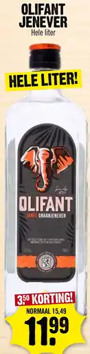 Super Dirck 3 Olifant Jenever aanbieding