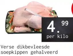 Naanhof Verse dikbevleesde soepkippen gehalveerd aanbieding