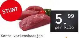 Naanhof Korte varkenshaasjes aanbieding