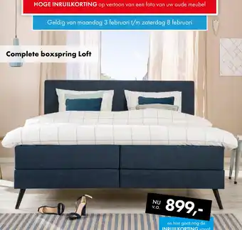 Woonsquare Complete boxspring Loft aanbieding