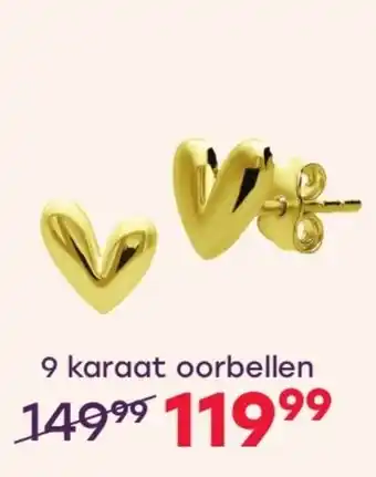 Lucardi 9 karaat oorbellen aanbieding