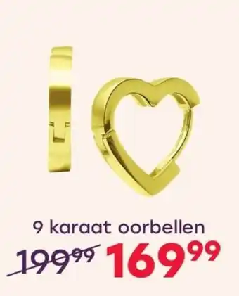 Lucardi 9 karaat oorbellen aanbieding