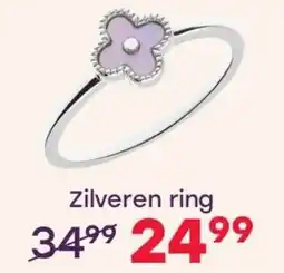 Lucardi Zilveren ring aanbieding