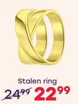 Lucardi Stalen ring aanbieding