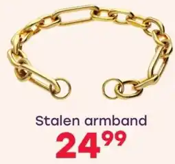 Lucardi Stalen armband aanbieding