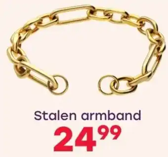 Lucardi Stalen armband aanbieding