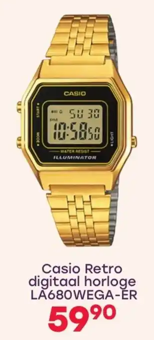 Lucardi Casio Retro digitaal horloge LA680WEGA-ĔR aanbieding