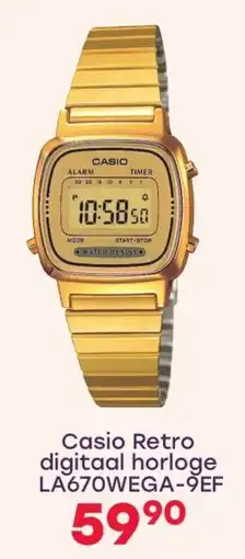 Lucardi Casio Retro digitaal horloge LA670WEGA-9EF aanbieding