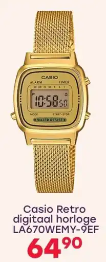 Lucardi Casio Retro digitaal horloge LA670WEMY-9EF aanbieding