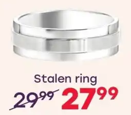 Lucardi Stalen ring aanbieding