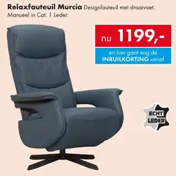 Woonsquare Relaxfauteuil Murcia aanbieding