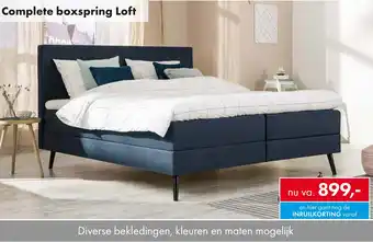 Woonsquare Complete boxspring Loft aanbieding