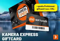 Kamera Express Kamera express giftcard aanbieding