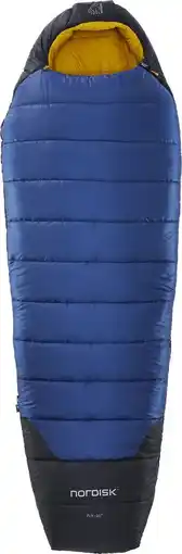 Bol.com Nordisk Puk -10° Mummy Slaapzak L zwart/blauw aanbieding