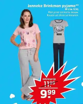 Trekpleister Janneke brinkman pyjama aanbieding