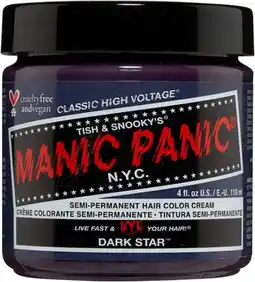 Bol.com Manic Panic - Dark Star Classic Semi permanente haarverf - Grijs aanbieding