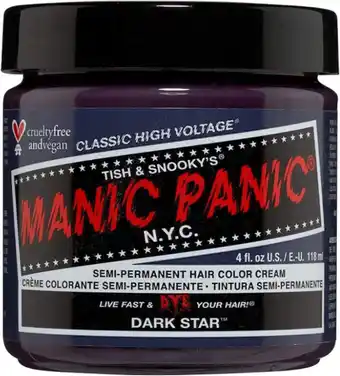 Bol.com Manic Panic - Dark Star Classic Semi permanente haarverf - Grijs aanbieding