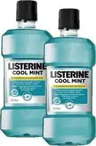 Bol.com Listerine - Cool Mint - Mondwater - 2 x 500 ml aanbieding