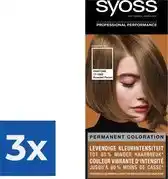 Bol.com SYOSS Colors Pantone Haarverf 6-66 Roasted Pecan - 1 stuk - Voordeelverpakking 3 stuks aanbieding