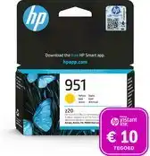 Bol.com HP 951 - Inktcartridge Geel + Instant Ink tegoed aanbieding