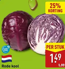 ALDI Rode kool aanbieding