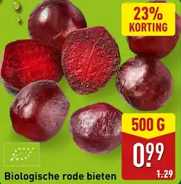 ALDI Biologische rode bieten aanbieding