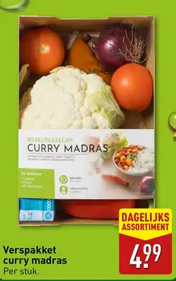 ALDI Verspakket curry madras aanbieding