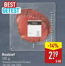 ALDI Rosbief aanbieding