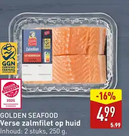 ALDI Golden seafood verse zalmfilet op huid aanbieding