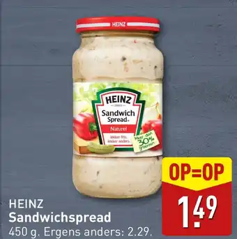 ALDI Heinz sandwichspread aanbieding