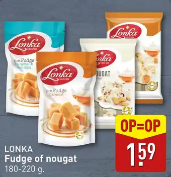 ALDI Lonka fudge of nougat aanbieding