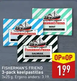 ALDI Fisherman's friend keelpastilles aanbieding