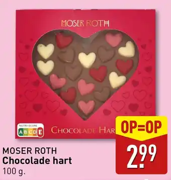 ALDI Moser roth chocolade hart aanbieding