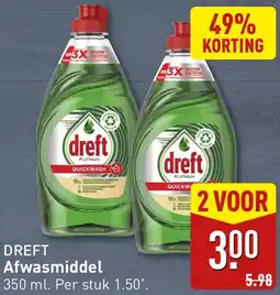 ALDI Dreft afwasmiddel aanbieding