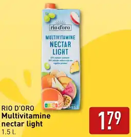 ALDI Rio d'oro multivitamine nectar light aanbieding