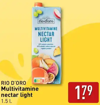 ALDI Rio d'oro multivitamine nectar light aanbieding