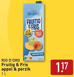 ALDI Rio d'oro fruitig & fris appel & perzik aanbieding