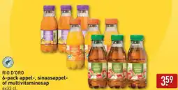 ALDI Rio d'oro appel-, sinaasappel- of multivitaminesap aanbieding