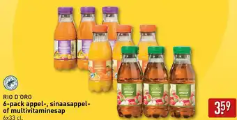 ALDI Rio d'oro appel-, sinaasappel- of multivitaminesap aanbieding