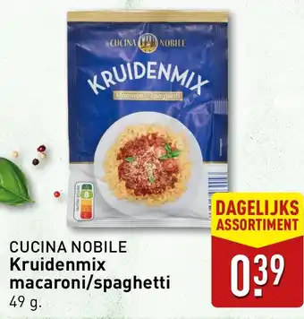 ALDI Cucina nobile kruidenmix macaroni/spaghetti aanbieding