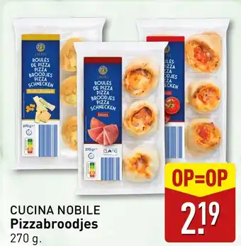 ALDI Cucina nobile pizzabroodjes aanbieding