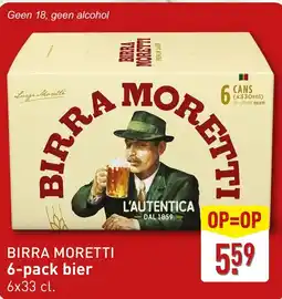 ALDI Birra moretti bier aanbieding