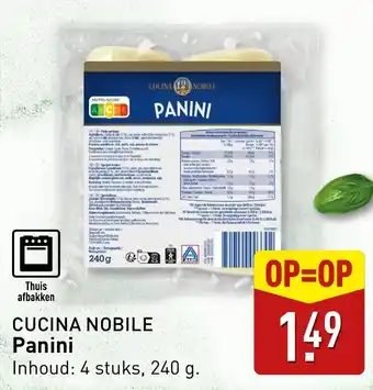 ALDI Cucina nobile panini aanbieding