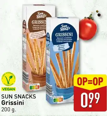 ALDI Sun snacks grissini aanbieding