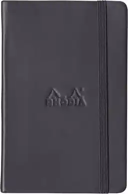 Amazon Rhodia Webbie Hardcover Dot Grid 5 1/2 X 8 1/4 A5 notitieboek met zwarte omslag aanbieding