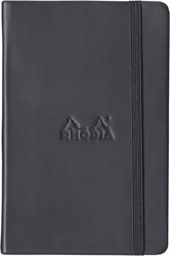 Amazon Rhodia Webbie Hardcover Dot Grid 5 1/2 X 8 1/4 A5 notitieboek met zwarte omslag aanbieding