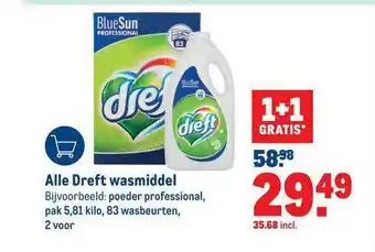 Makro Alle Dreft Wasmiddel aanbieding