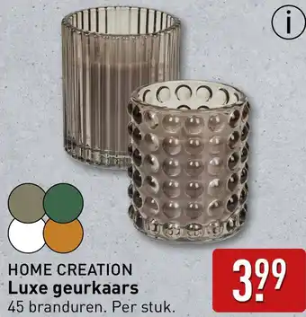 ALDI Home creation luxe geurkaars aanbieding