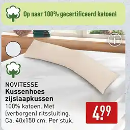 ALDI Novitesse kussenhoes zijslaapkussen aanbieding